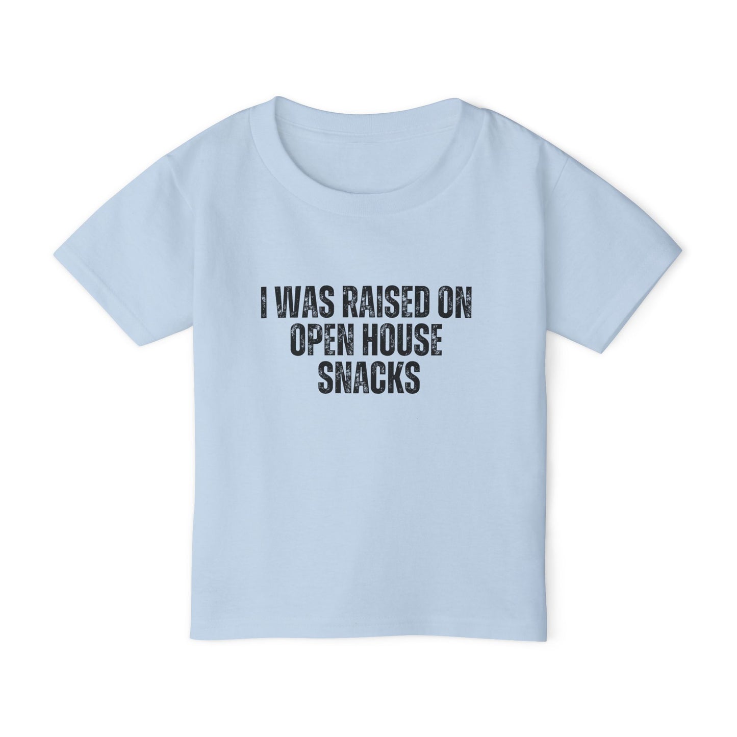 I Was Raised On Open House Snacks | Kids Real Estate Tshirts
