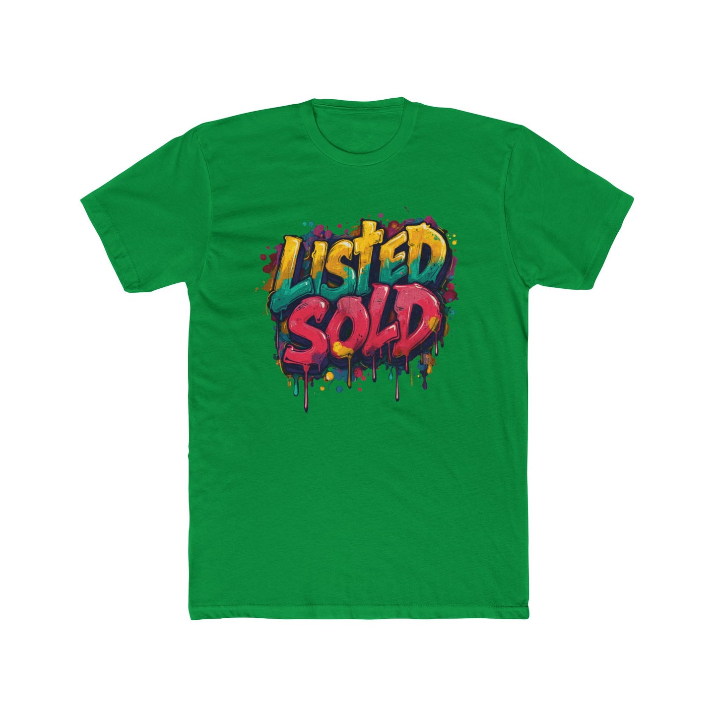 Listed Sold | Graffiti Real Estate Tee | Real Estate Swag Co.