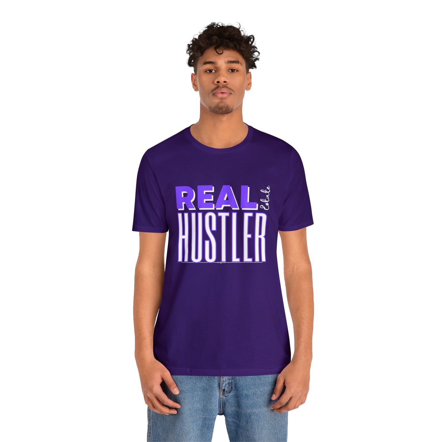 Real Estate Hustler T-Shirt - Purple