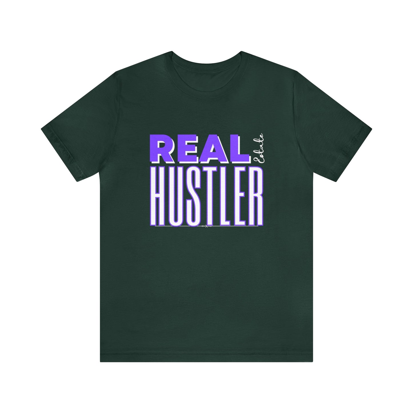 Real Estate Hustler T-Shirt - Purple