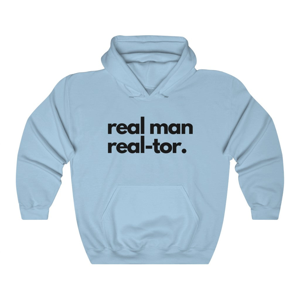 Real Man, Real-tor Hoodie - Real Estate Swag Company