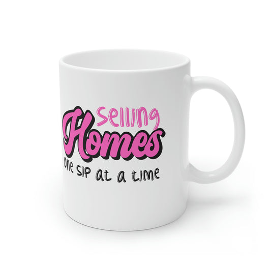 Selling Homes One Sip At A Time - Pink