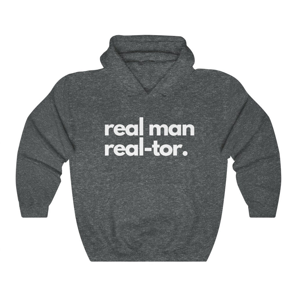 Real Man, Real-tor Hoodie - Real Estate Swag Company