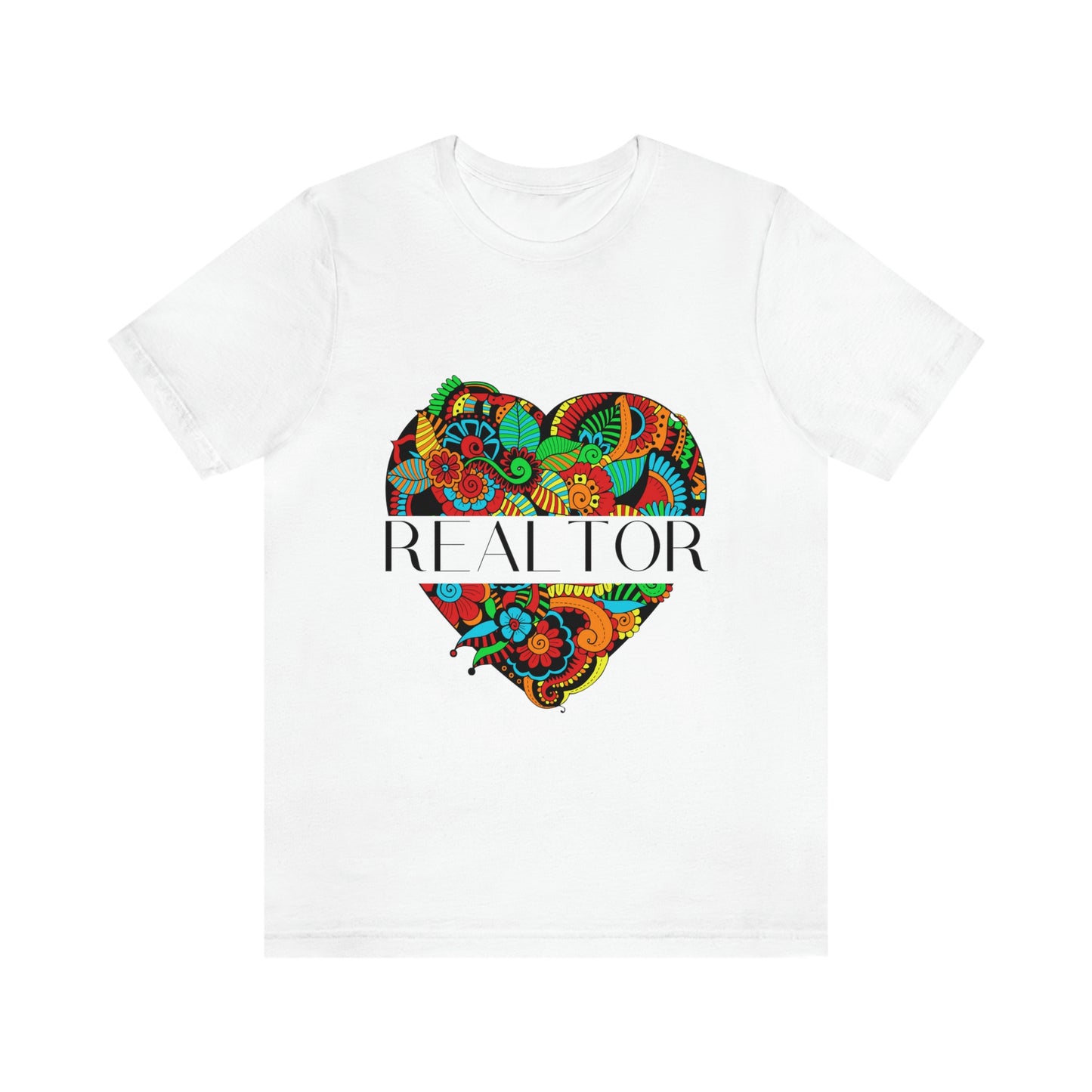 Artful Heart Realtor T-Shirt (White)