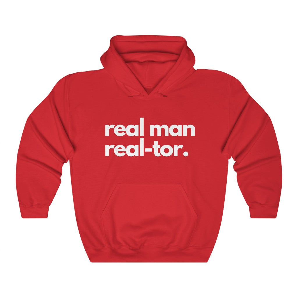 Real Man, Real-tor Hoodie - Real Estate Swag Company