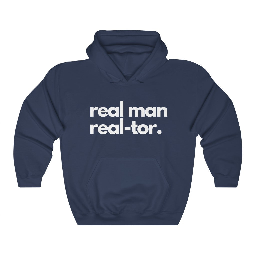 Real Man, Real-tor Hoodie - Real Estate Swag Company