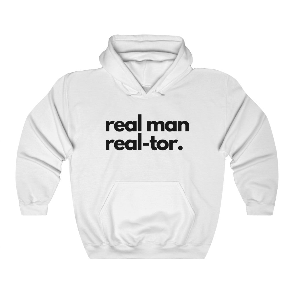 Real Man, Real-tor Hoodie - Real Estate Swag Company