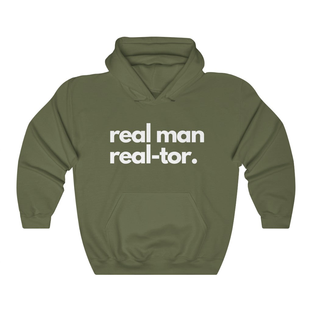 Real Man, Real-tor Hoodie - Real Estate Swag Company