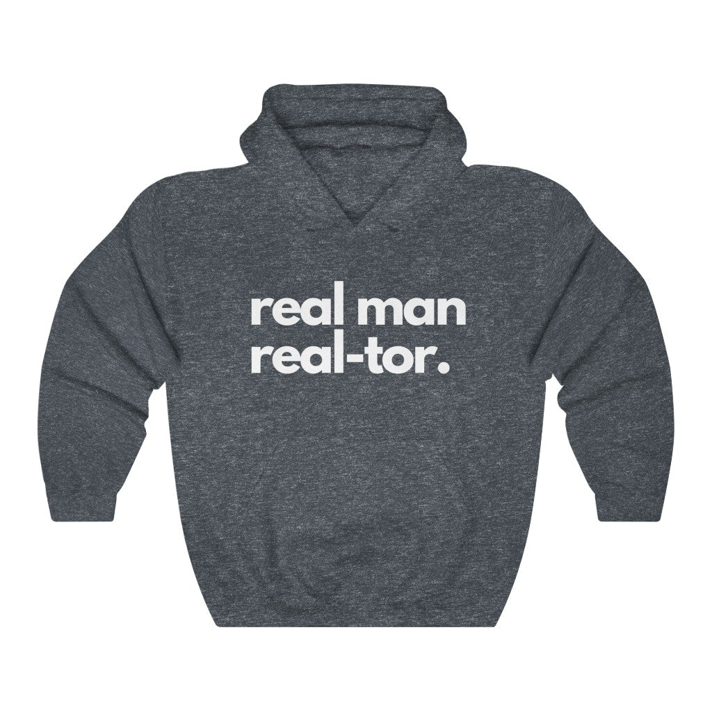 Real Man, Real-tor Hoodie - Real Estate Swag Company