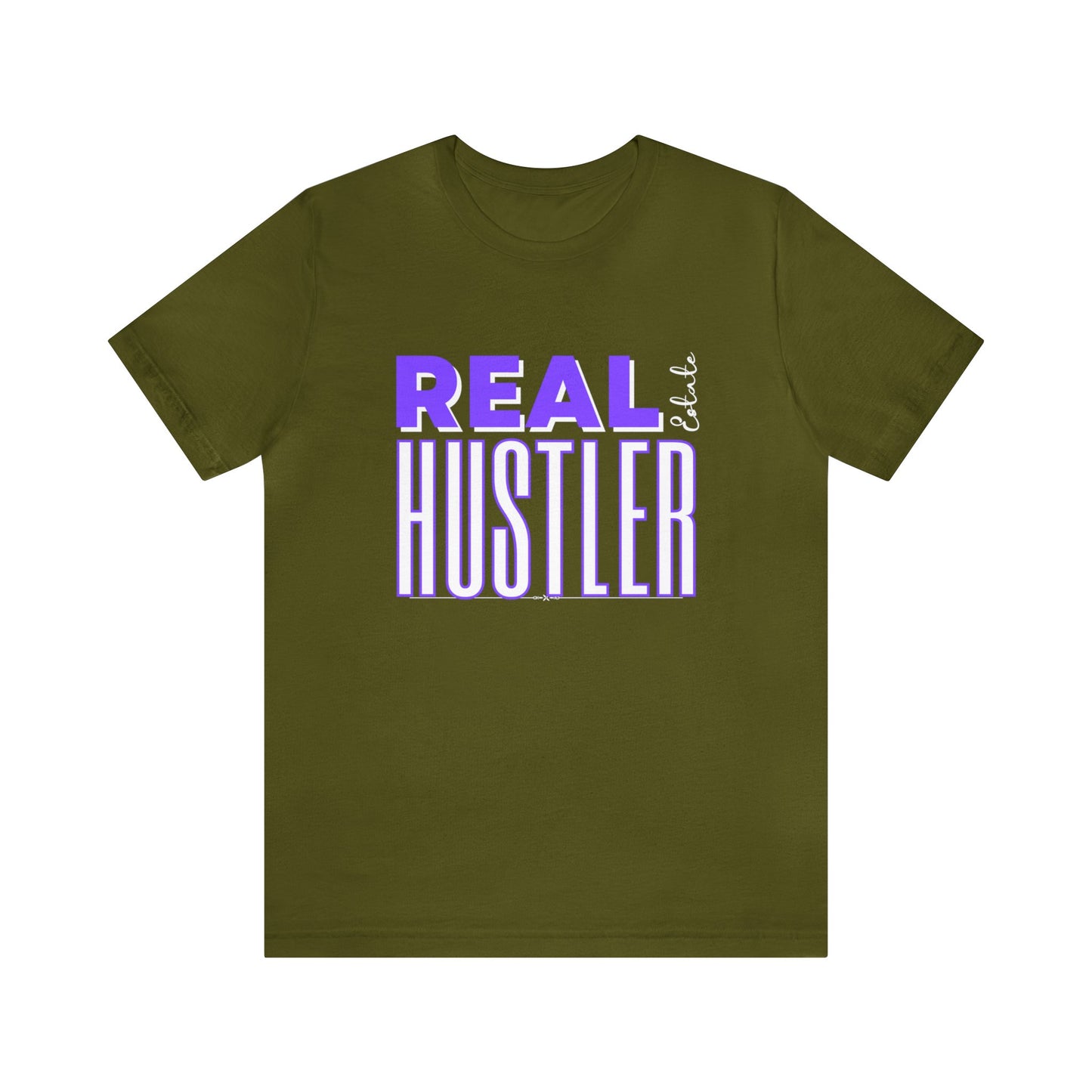 Real Estate Hustler T-Shirt - Purple