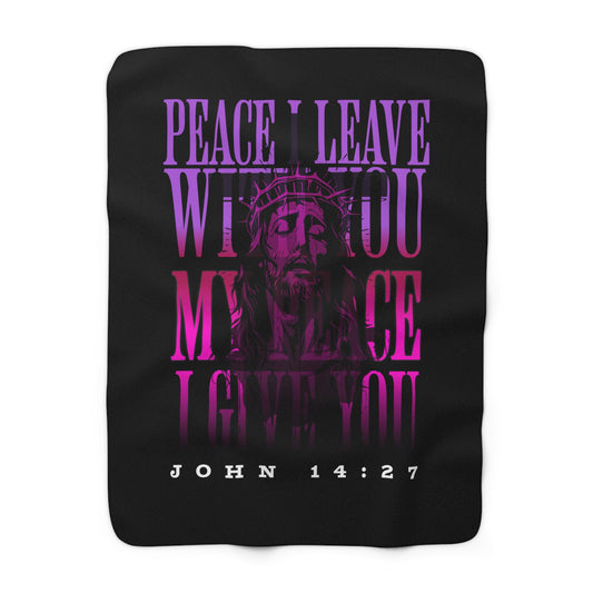 Peace I Leave With You... | Custom Scripture Blankets | Real Estate Swag Co.