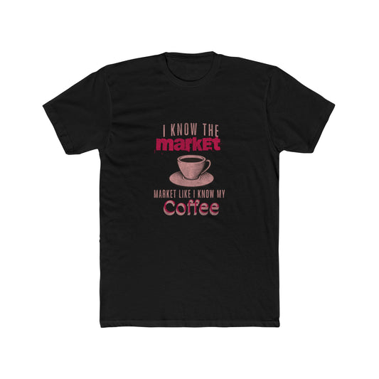 | Know The Market Like I Know My Coffee – Real Estate Tee  | Real Estate Swag Co.