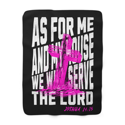 As For Me And My Home| Custom Scripture Blankets | Real Estate Swag Co.