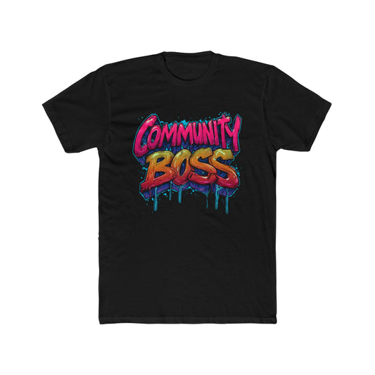 Community Boss | Graffiti HOA Tshirt  | Real Estate Swag Co.