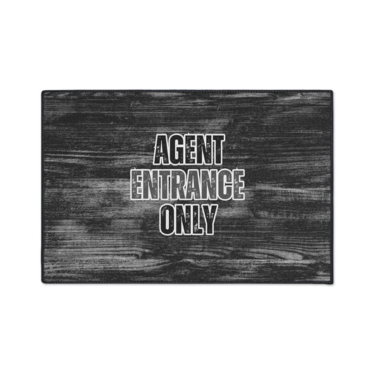 Agent Entrance Only |  24" x  36" Custom Rug | Real Estate Swag Co.