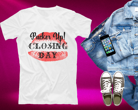 Pucker Up Valentine T-shirt (White)