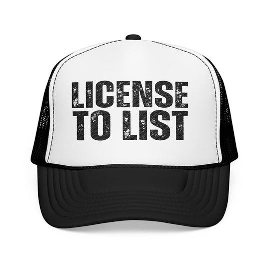 License to List | Premium Embroidered Real Estate Hat