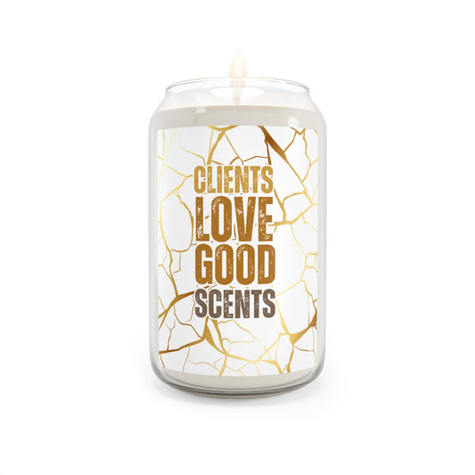 Clients Love Good Scents | Custom Candles | Real Estate Swag Co.