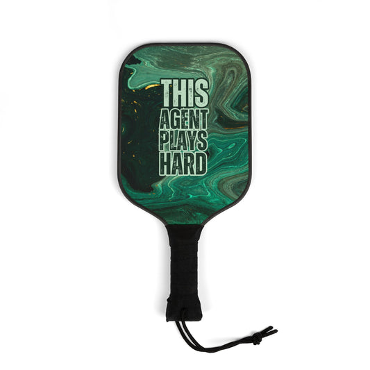 This Agent Plays Hard |  Pickleball Paddle Set