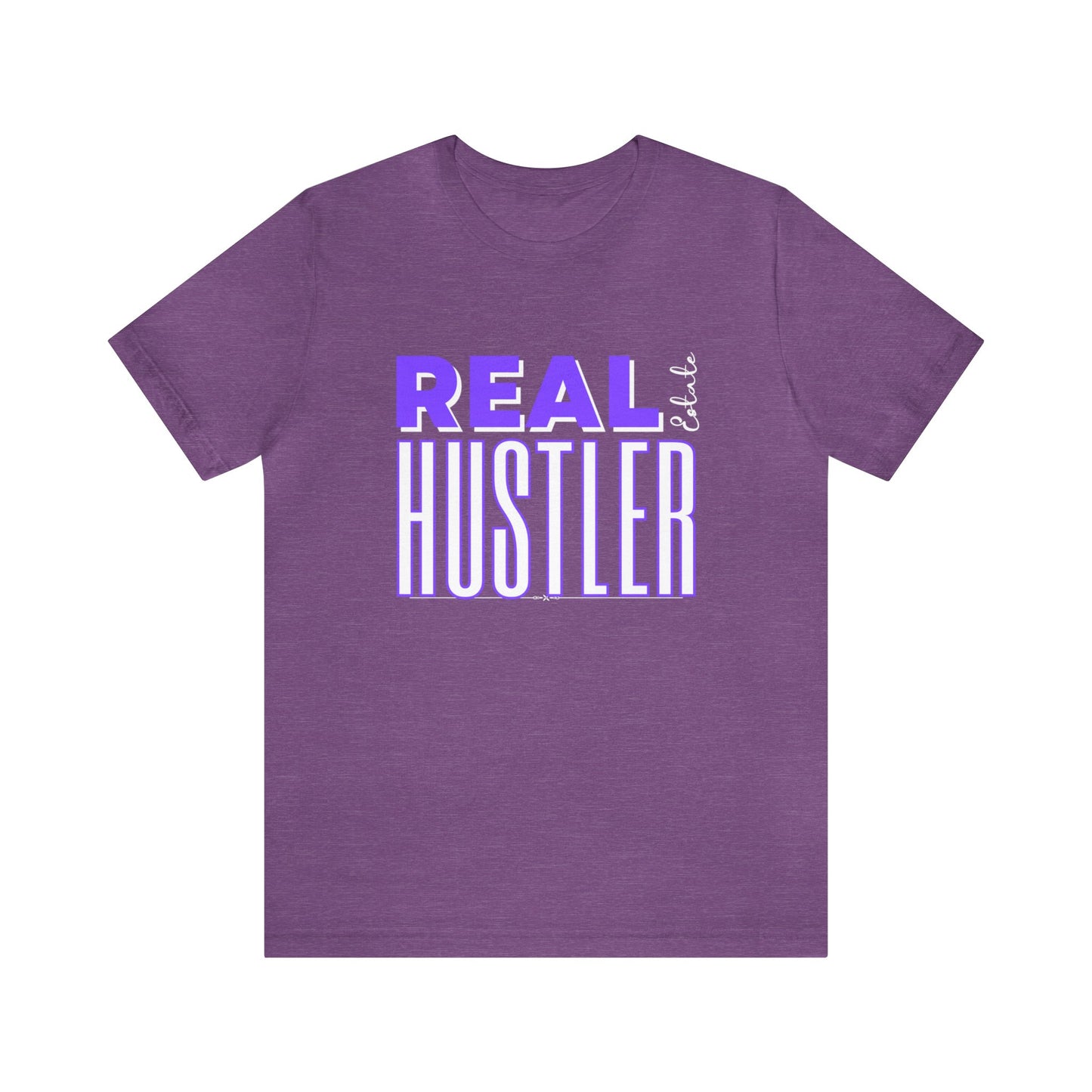 Real Estate Hustler T-Shirt - Purple