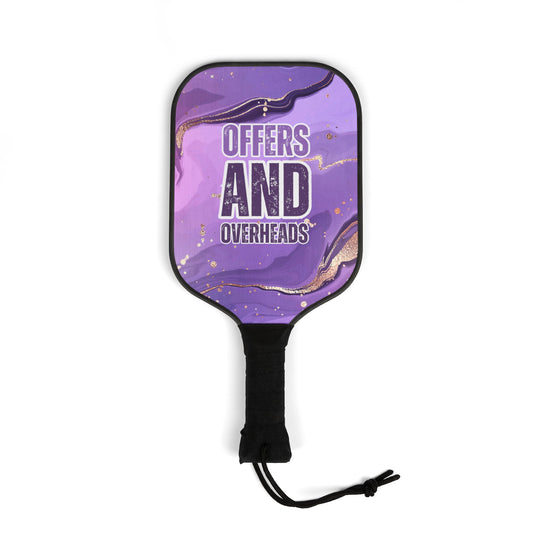 Offers and Overhead  |  Pickleball Paddle Set