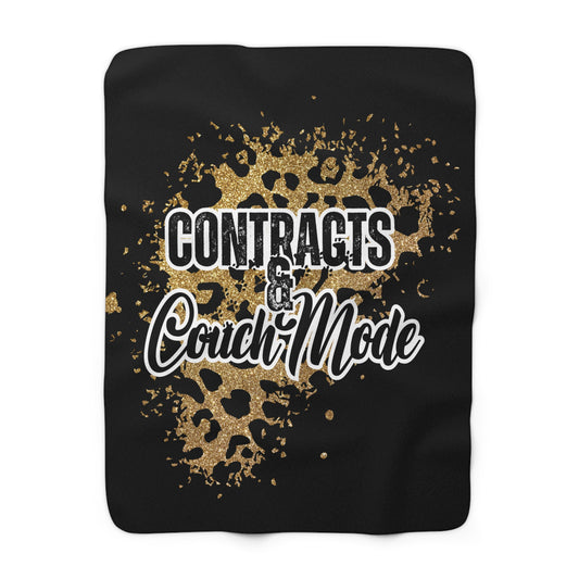 Contracts and Couch Mode | Custom Blankets | Real Estate Swag Co.