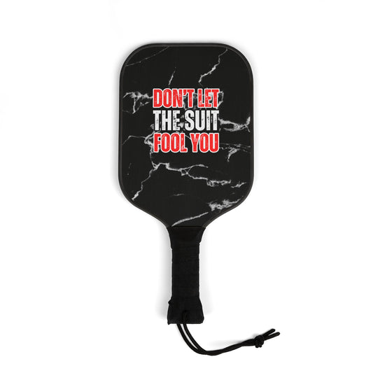 Don't Let The Suit Fool You |  Pickleball Paddle Set