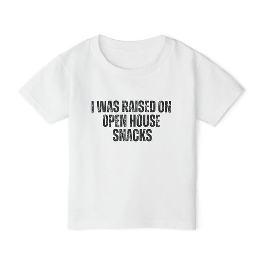 I Was Raised On Open House | Kids Real Estate Tshirts