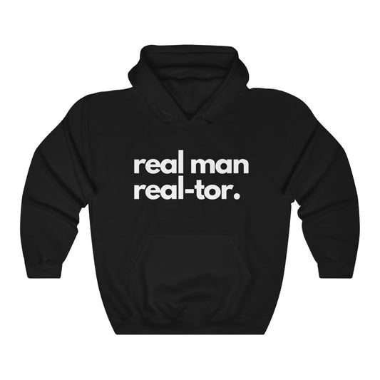 Real Man, Real-tor Hoodie - Real Estate Swag Company