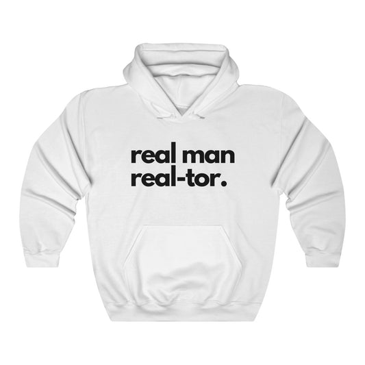 Real Man, Real-tor Hoodie - Real Estate Swag Company